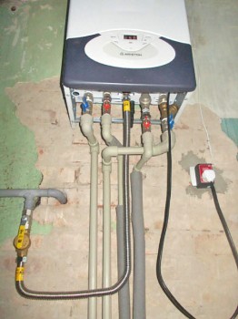 Подключение двухконтурного газового котла