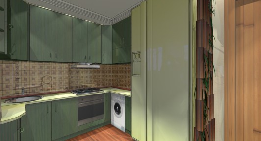 Дизайн интерьера кухни в 9 метров