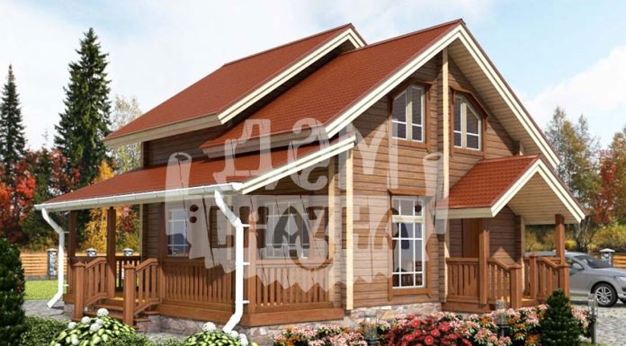 Дом из бруса 140 кв. м – это практичное решение для организации комфортного жилья