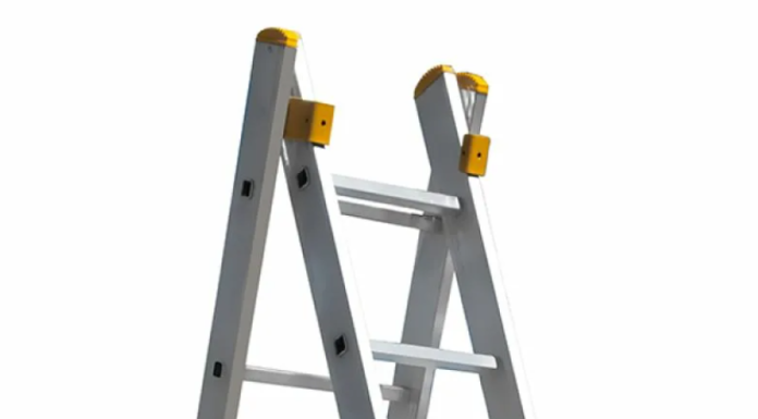 Двухсекционная лестница: плюсы и недостатки