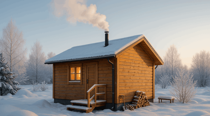 Как выбрать толщину утеплителя для зимней бани