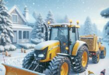 Аренда трактора для уборки снега: описание и особенности