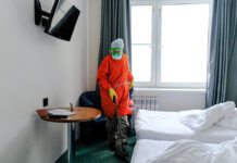 Дезинфекция гостиниц и мест размещения во время пандемии