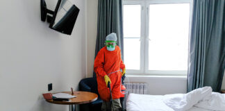 Дезинфекция гостиниц и мест размещения во время пандемии