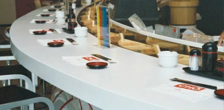 Барные стойки из искусственного камня для кухни — это стильно и удобно