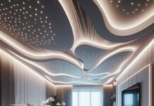 Тканевый натяжной потолок: описание и особенности