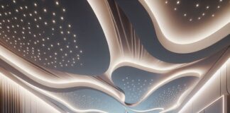 Тканевый натяжной потолок: описание и особенности