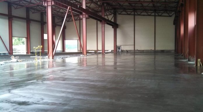 Виды промышленных полов