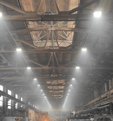 Как выбрать светодиодное освещение для промышленного объекта с большой площадью?