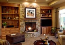 Гостиная с камином: как выбрать и как оформить