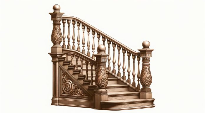 Перила для лестниц: зачем нужны, разновидности и выбор