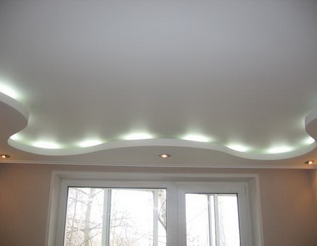 Дизайн потолков из гипсокартона в фотографиях.