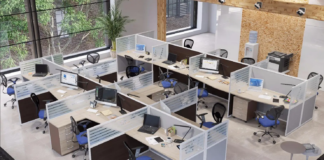 Разделение офисного пространства