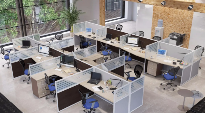 Разделение офисного пространства